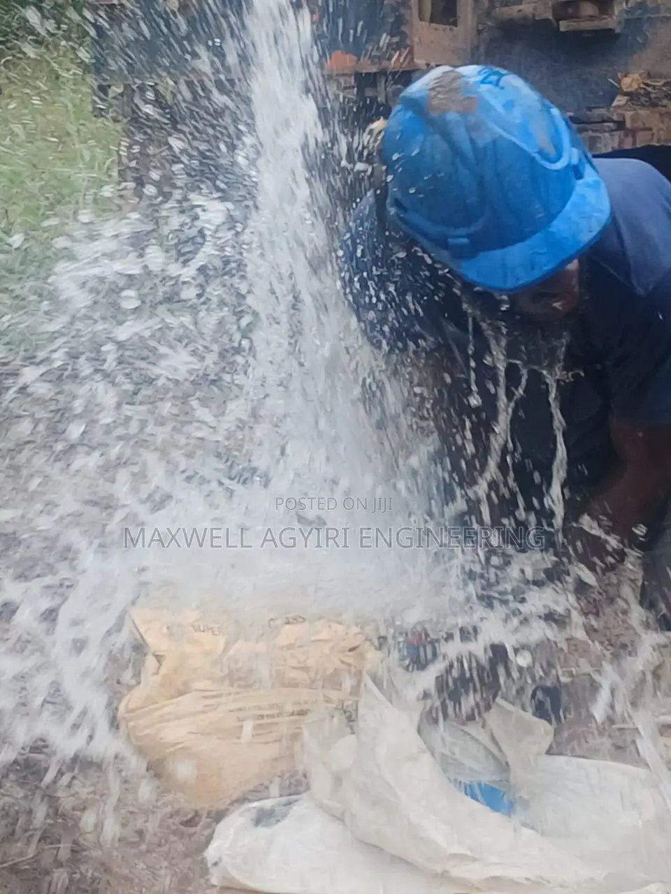 Borehole Drilling and Dump at Wassa West
