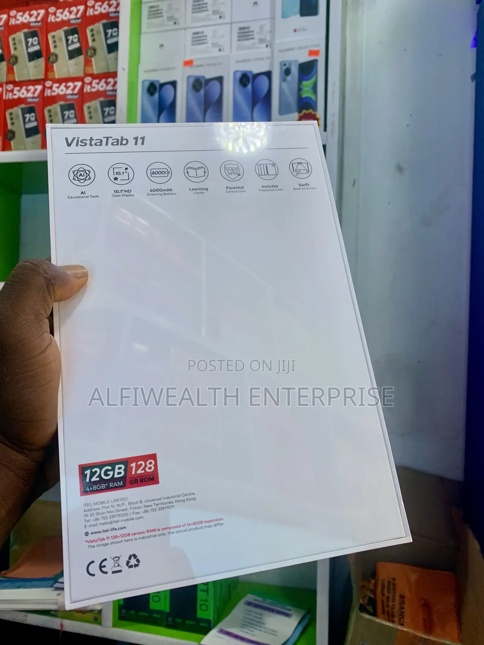 New Itel VistaTab 11 128 GB Black
