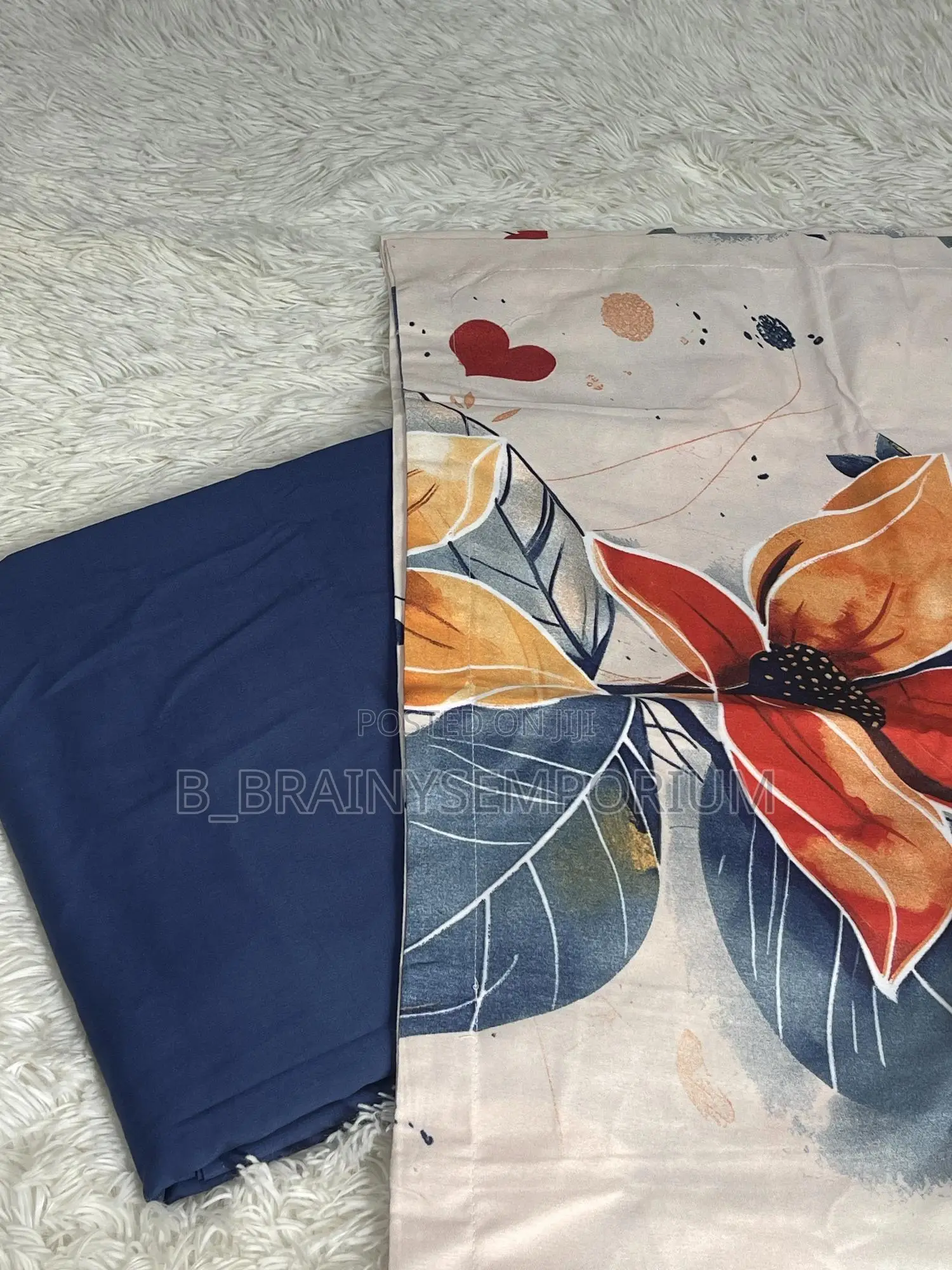 1 Plain Bedsheet + 4 Pillow Cases for All Bed Sizes