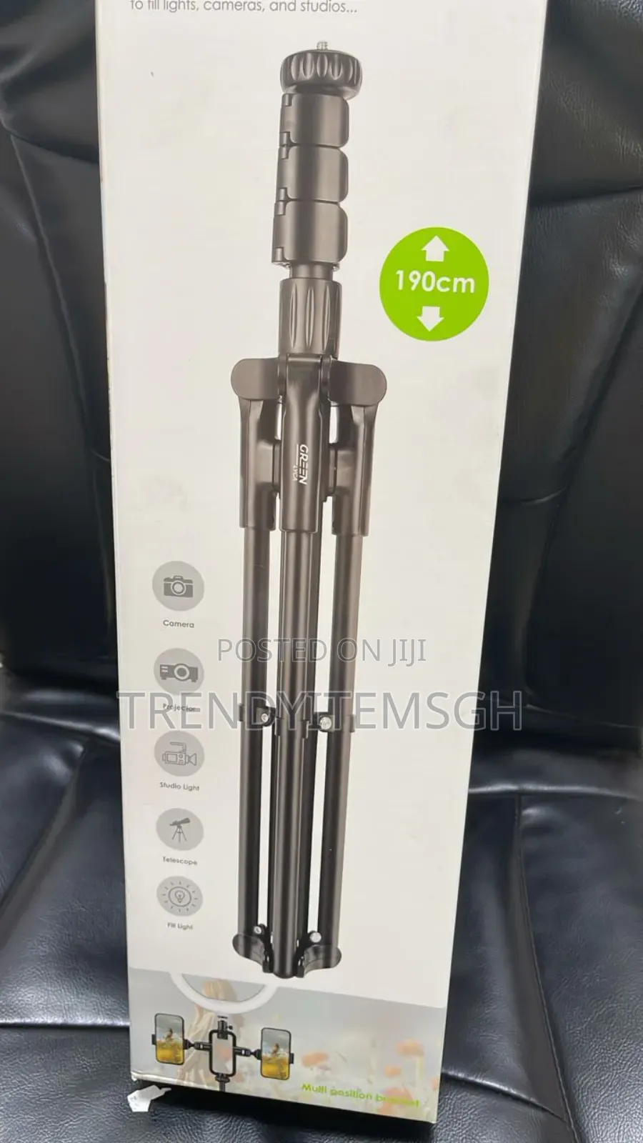 190cm Portable L Tripod Stand