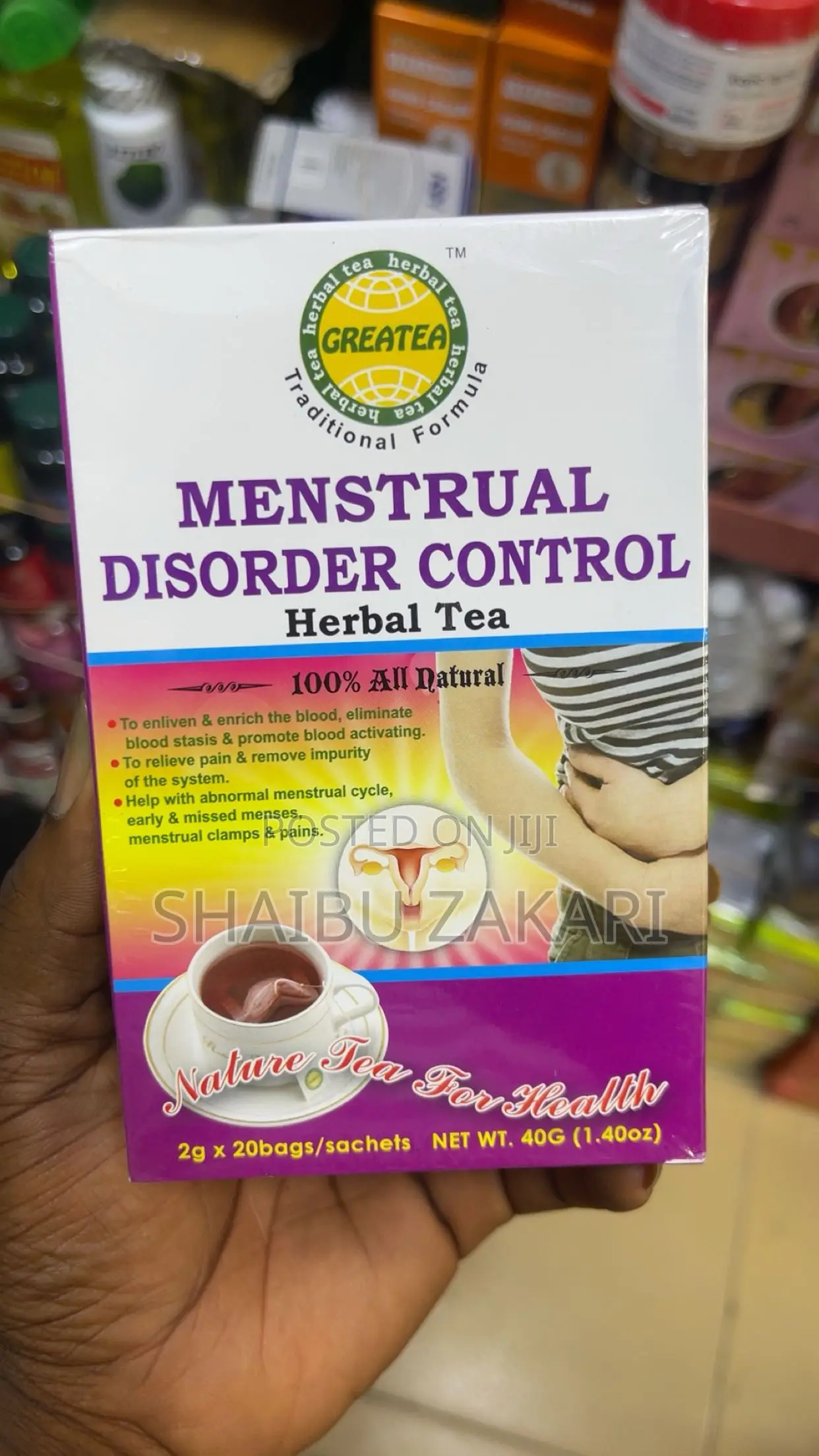 Menstrual Disorder Control Herbal Tea 100% All Natural