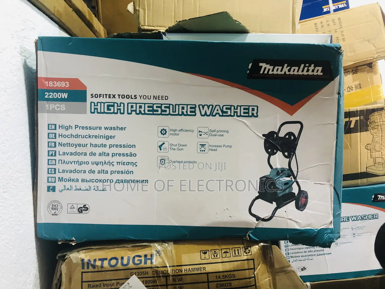 Quality New Makalita 2200w High Pressure Machine For Mini Washing Bay