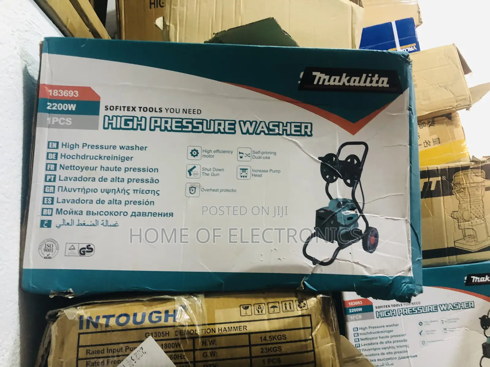 New Model Makalita 2200 Watts High Pressure Car Washer For Garage