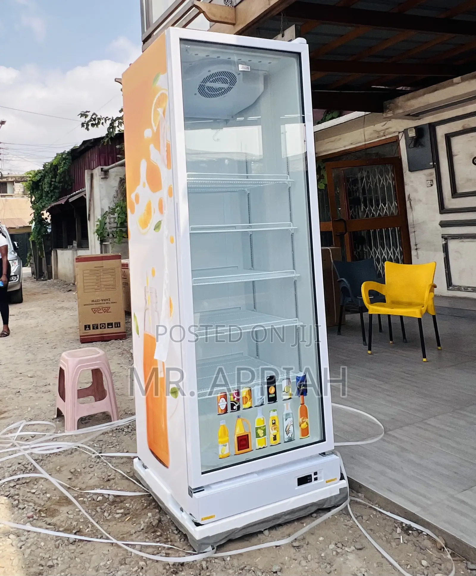 Classic Zara-600dfg Single Door Electric Beverage Cooler 