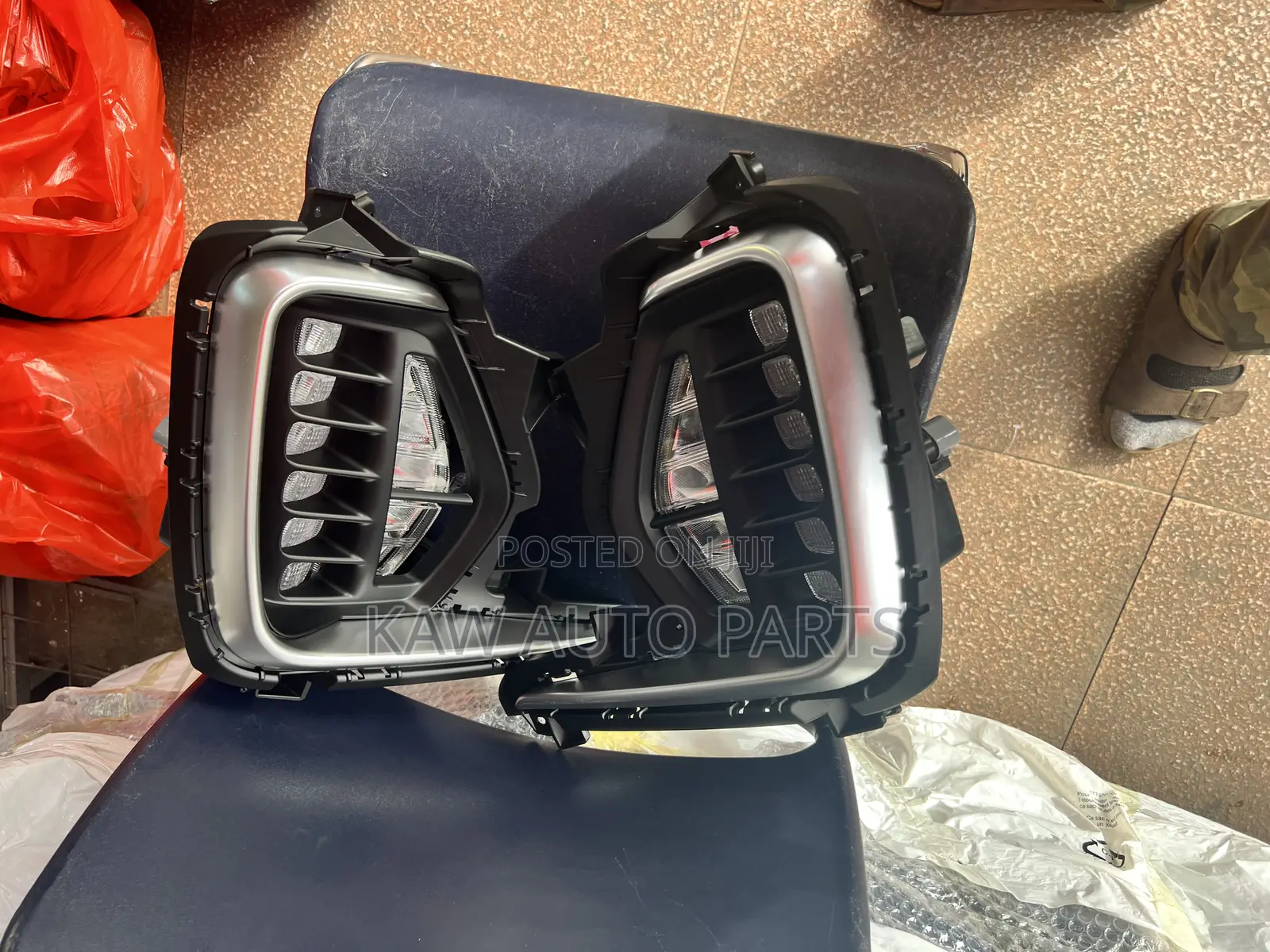 2017,2018,2019 Led Foglight And Cover For Hyundai Santafe Grand