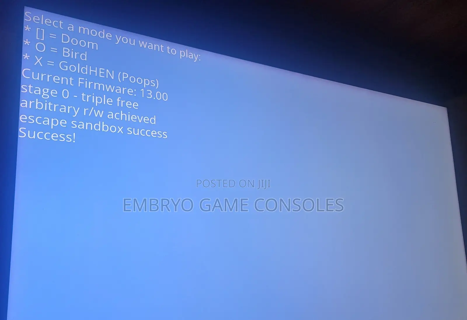 Ps4 Blu-Ray Discs for Jailbreak Up to 13.0