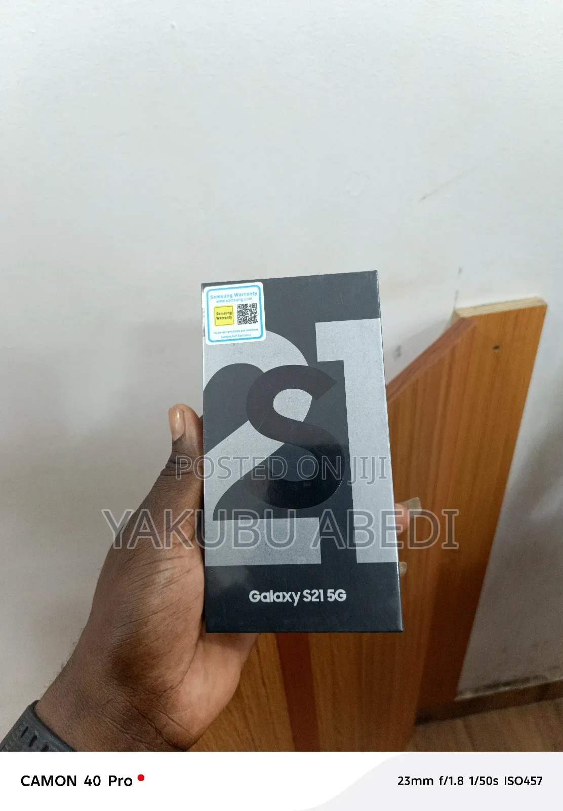 New Samsung Galaxy S21 5G 128 GB Black