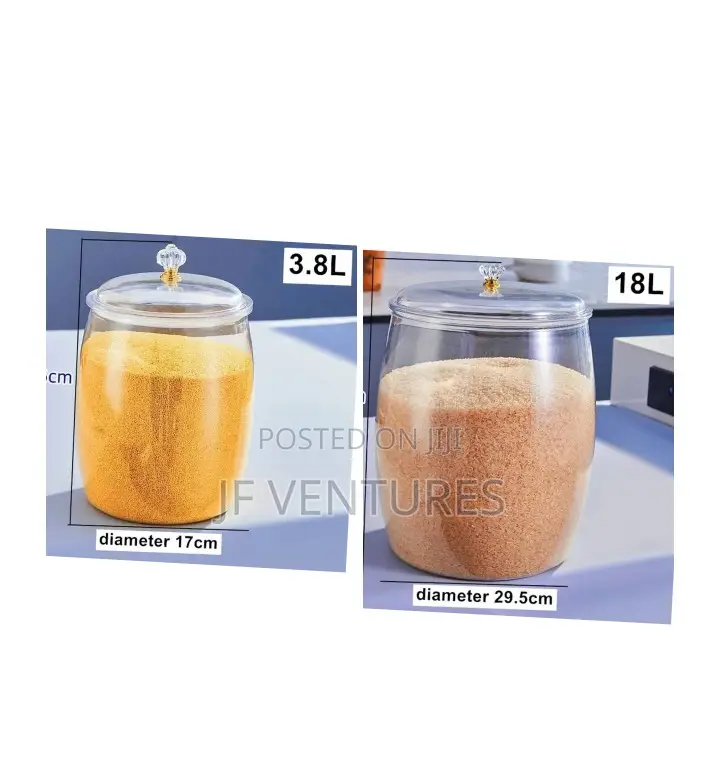 2pc Set(18l+3.8l) Matroyshka Storage Containers