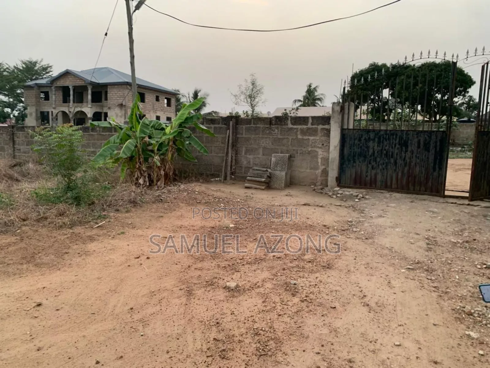 One Plot With Wall and Gated for Sale
