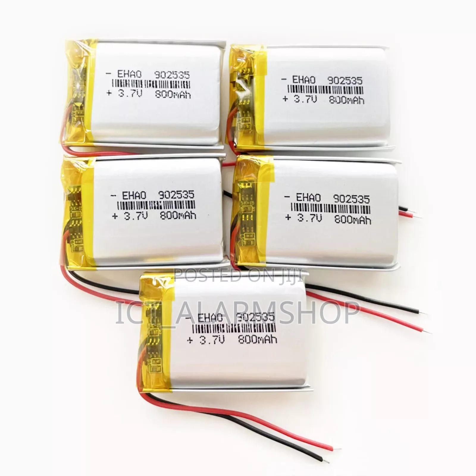 3.7v 800mah Lipo Polymer Rechargeable Battery