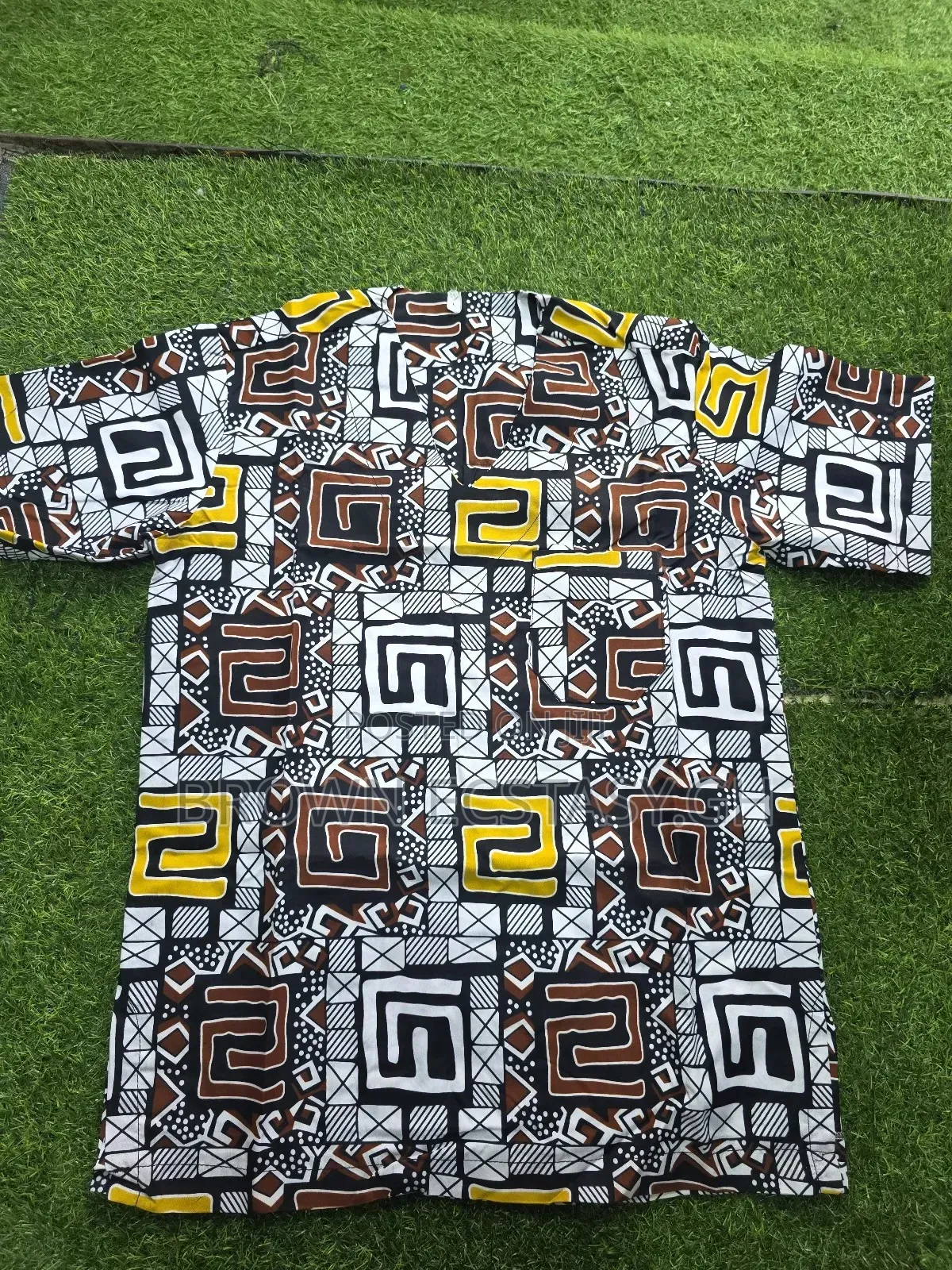V-Necked African Print for Men (Swipe for More)