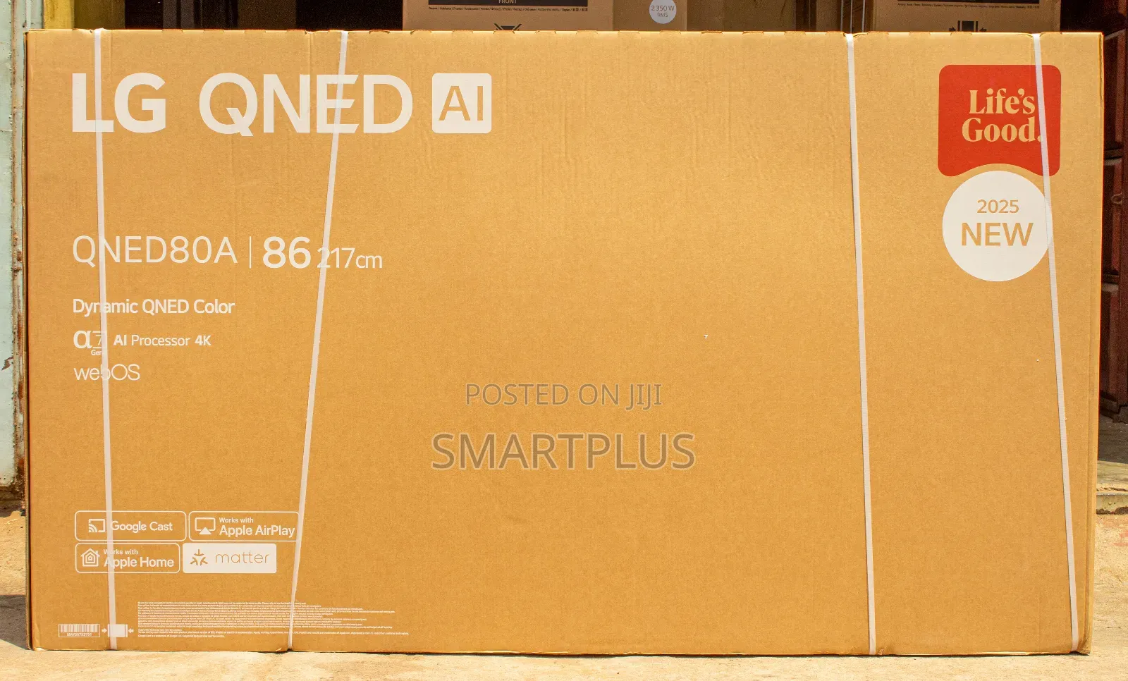 Original Lg 86 Inch Qned80 Led Uhd Smart Thinq Ai Tv 86qned80a