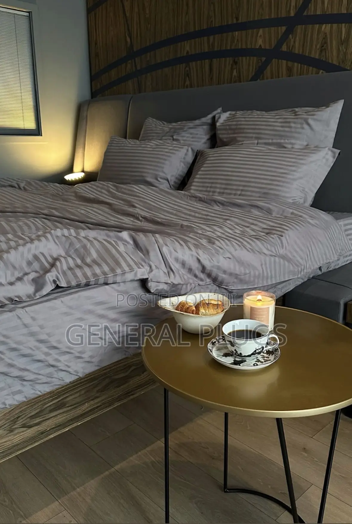 Fresh White Stripped Duvet Cover Only For Hotels Guest Houses