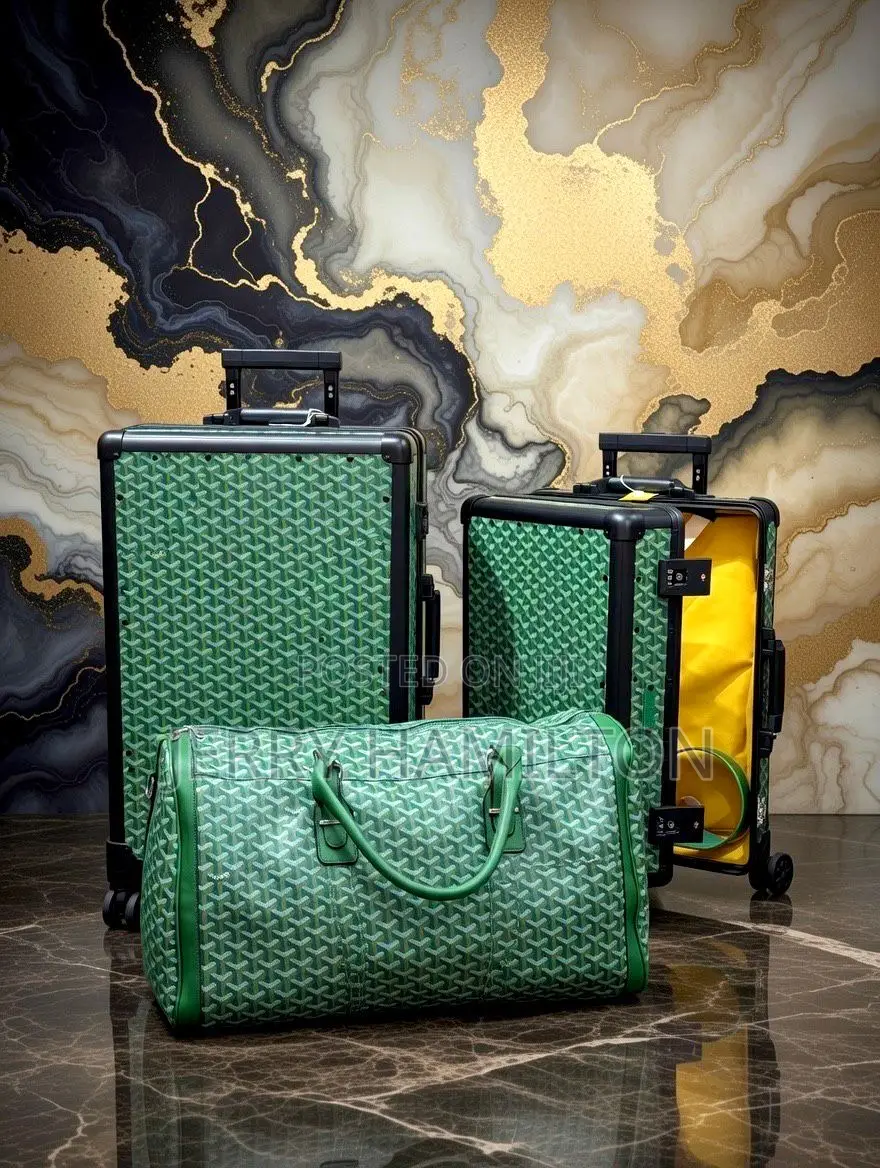 Goyard Travel Set and Suitcases