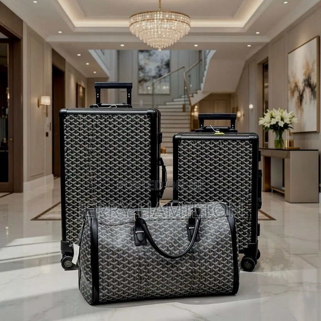 Goyard Travel Set and Suitcases