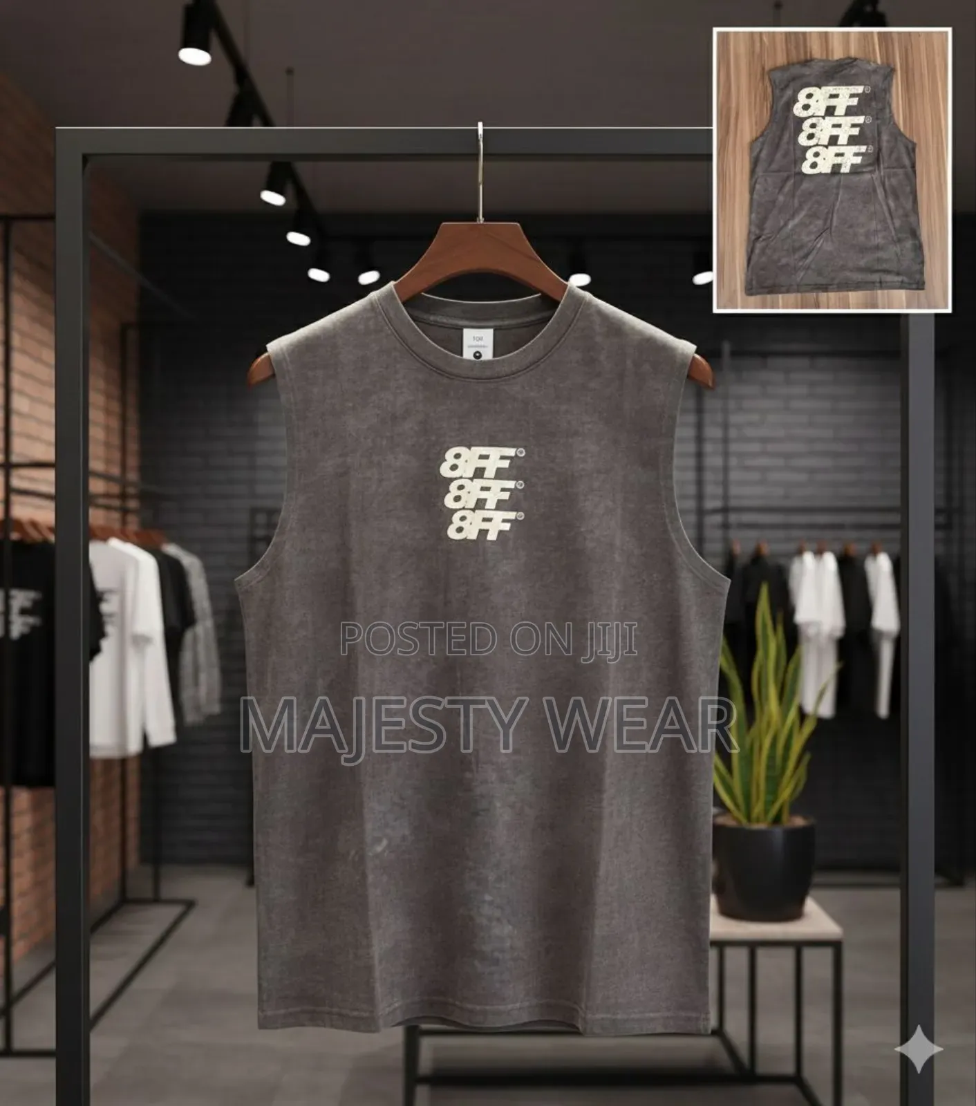 Sleeveless Casual Round Neck T-Shirt