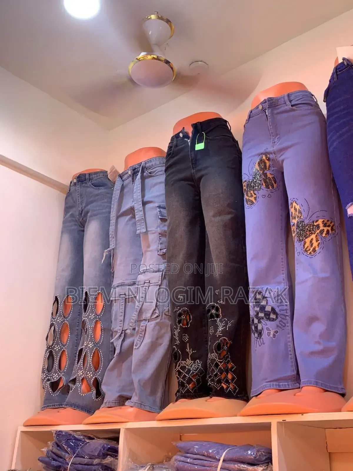 Topmost Quality Ladies Casual Baggy Jeans Available in Stock