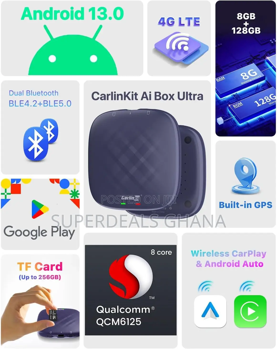 Carlinkit Android 13 Ai Box Built-in Carplay/Android Auto