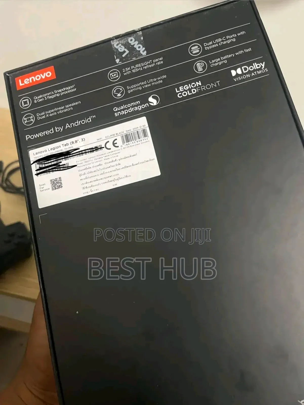 New Lenovo Legion Y700 512 GB Black