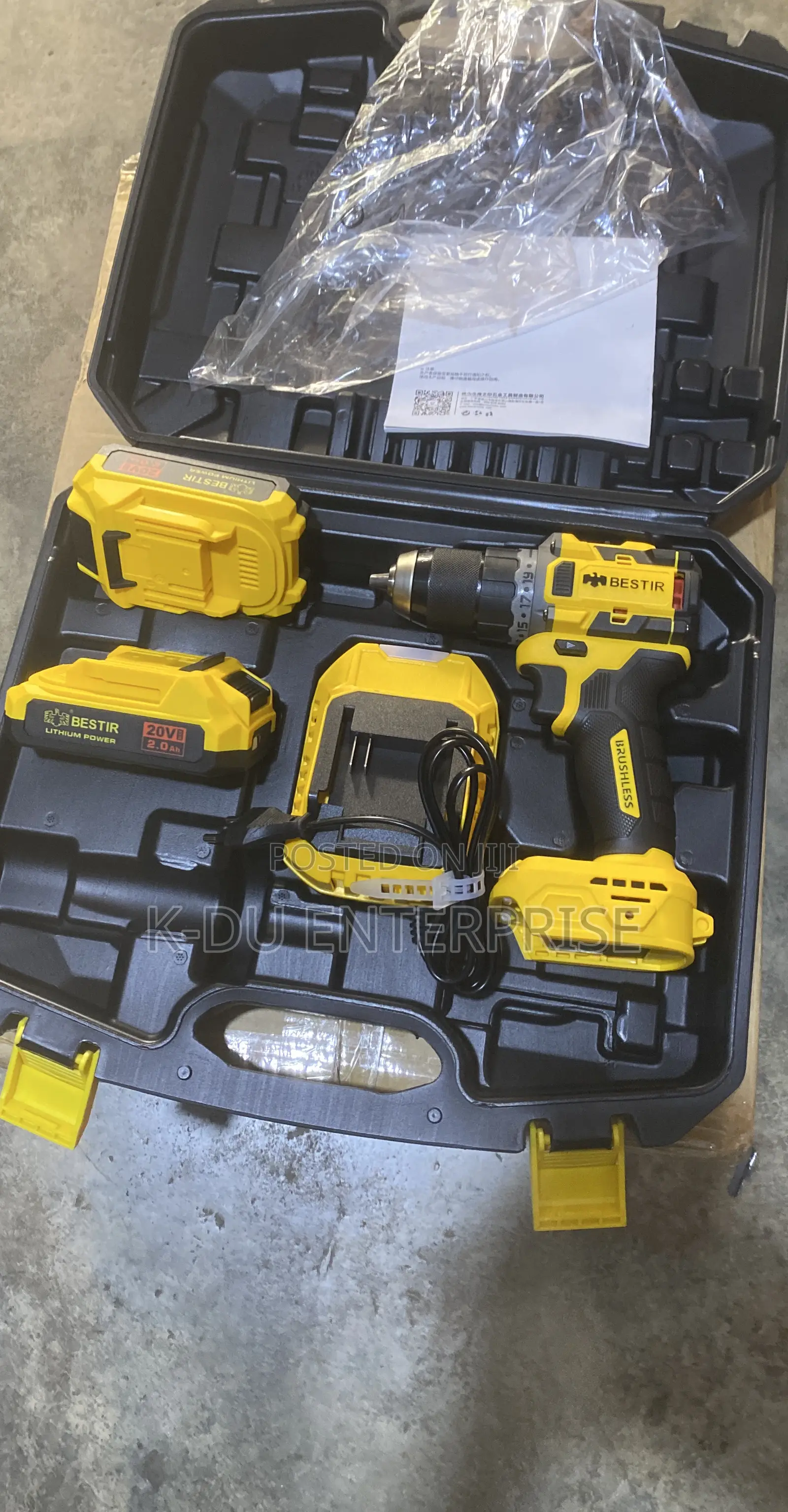 Bestir Brushless Drill