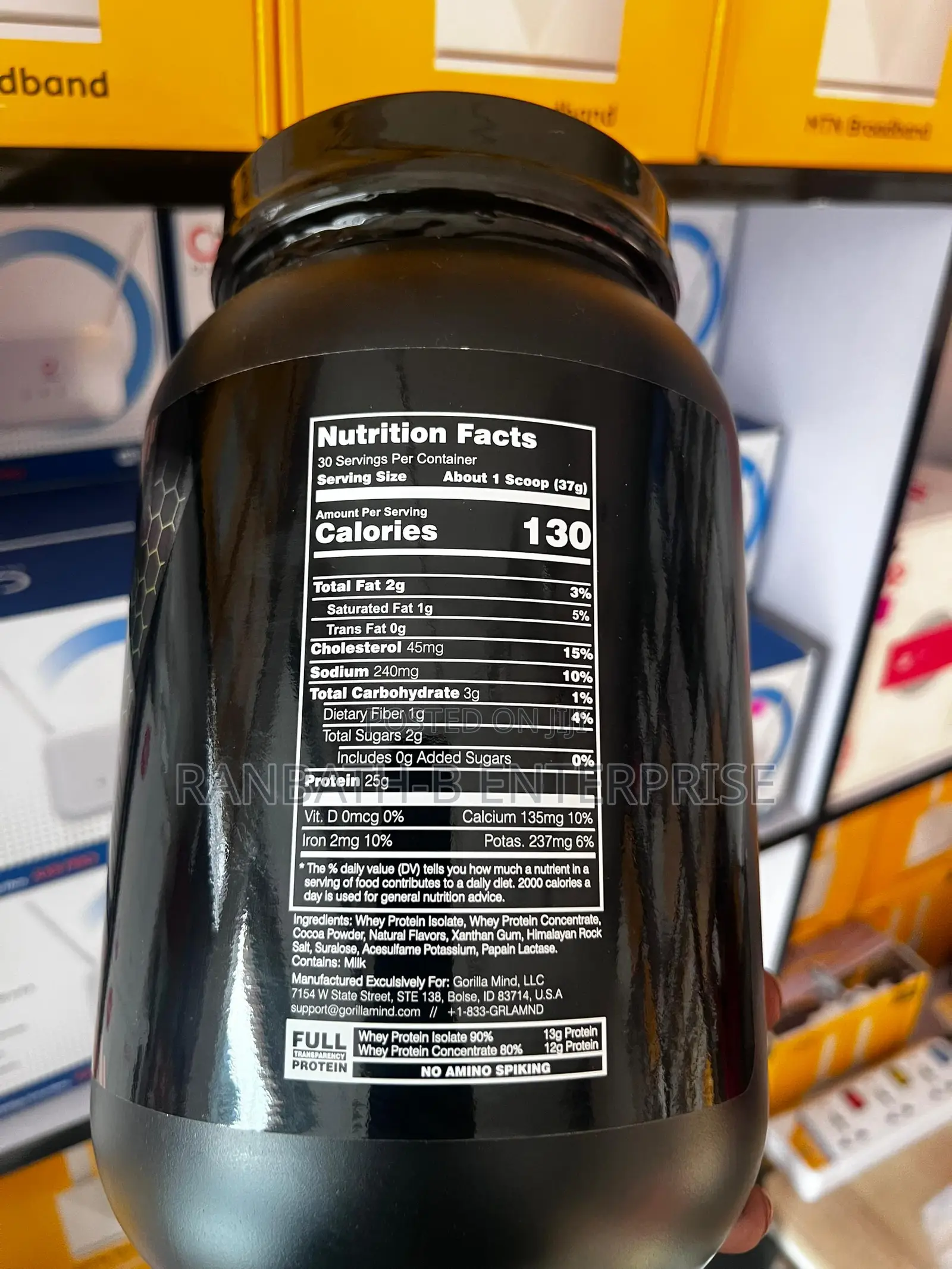 Whey-Based Protein Powder
