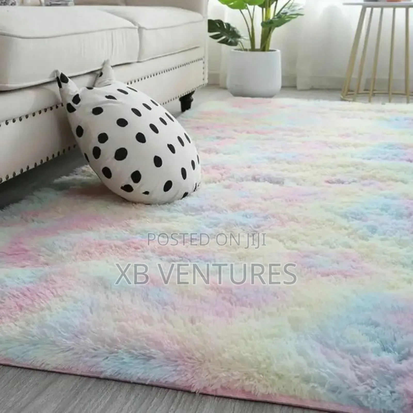 Home Decor Carpet Fluffy Thickened Soft Gray 120*160cm