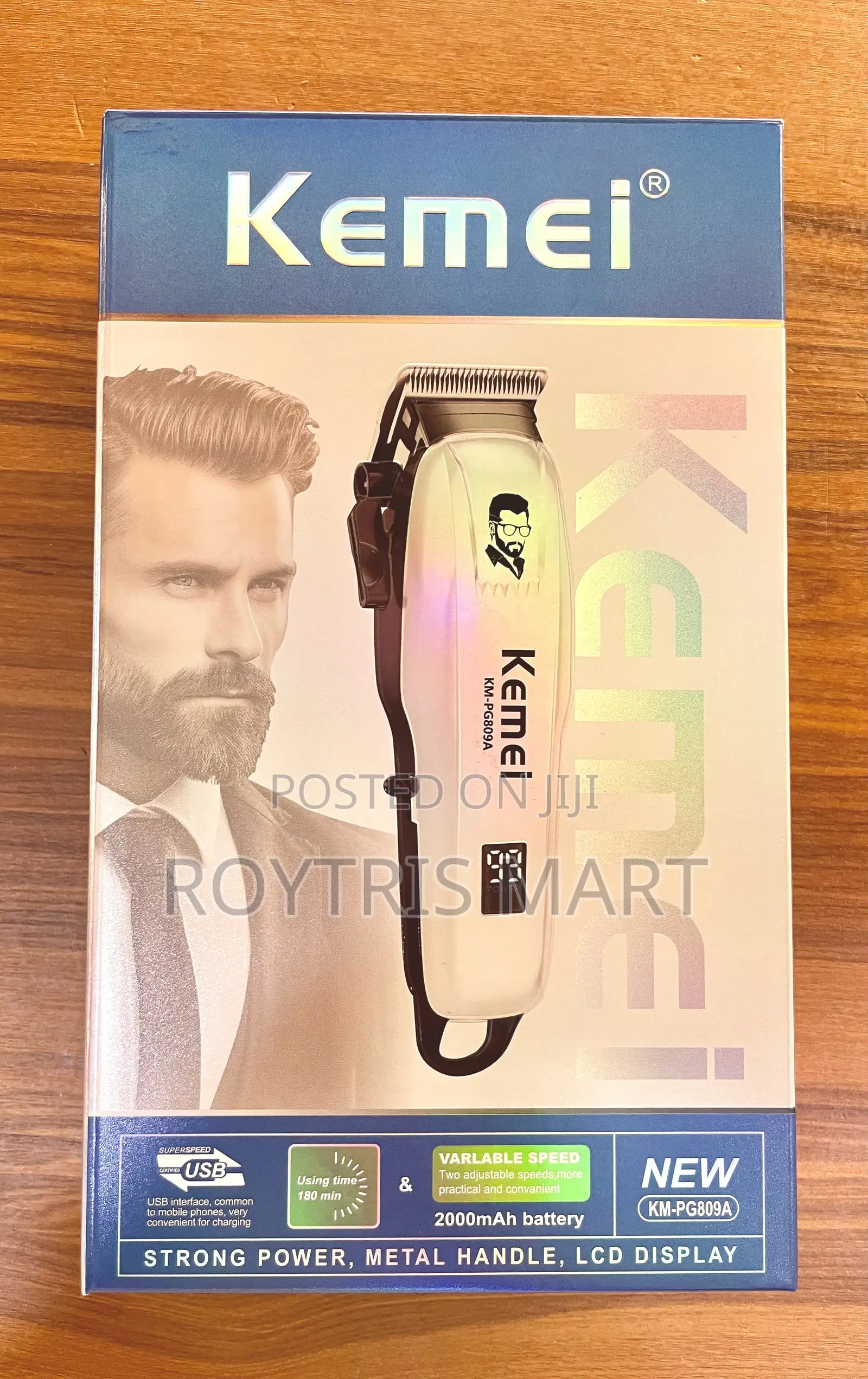 Kemei Km-Pg809a Professional Cordless Clipper