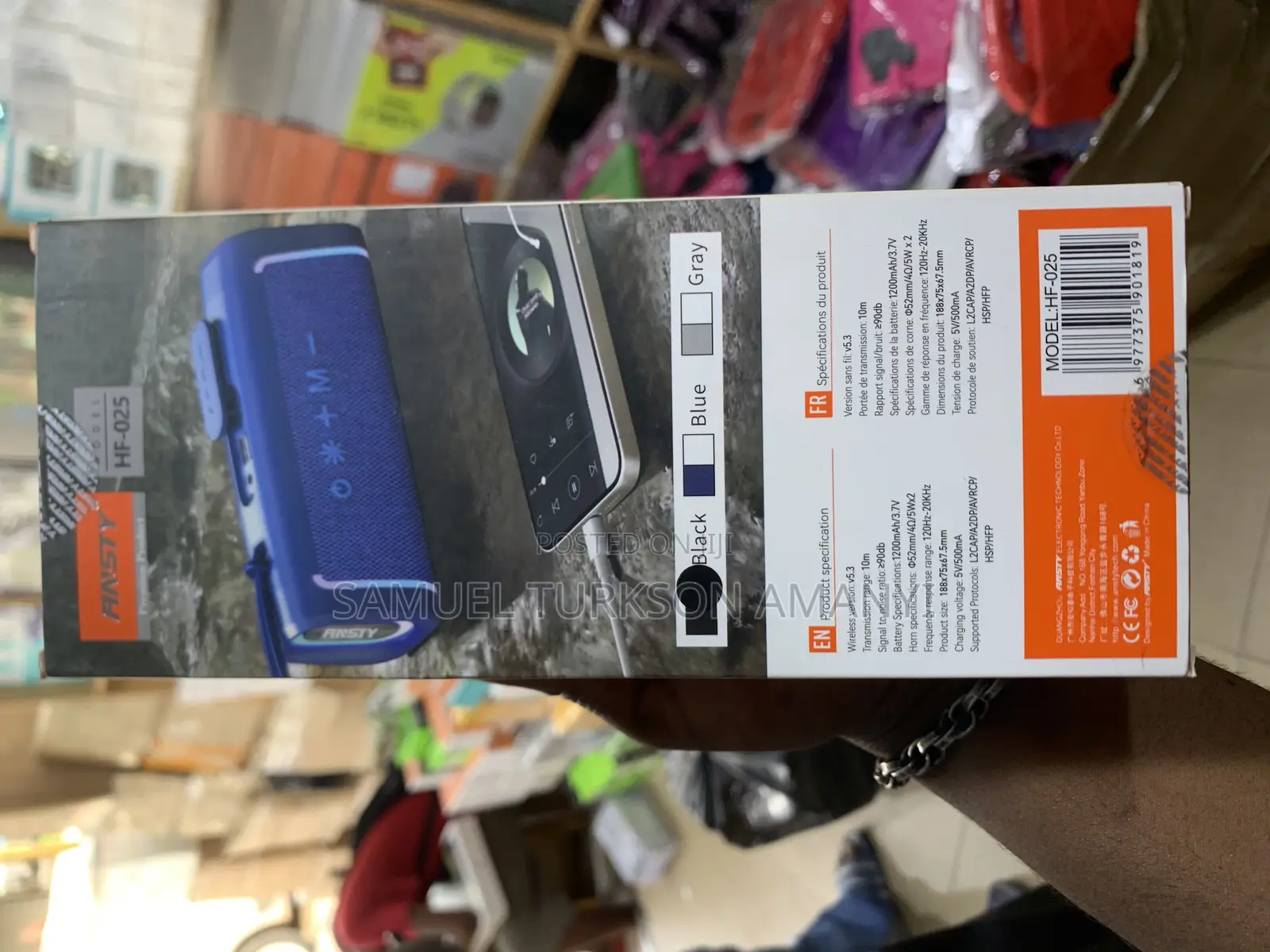 Ansty Portable Wireless Speaker Hf-025.