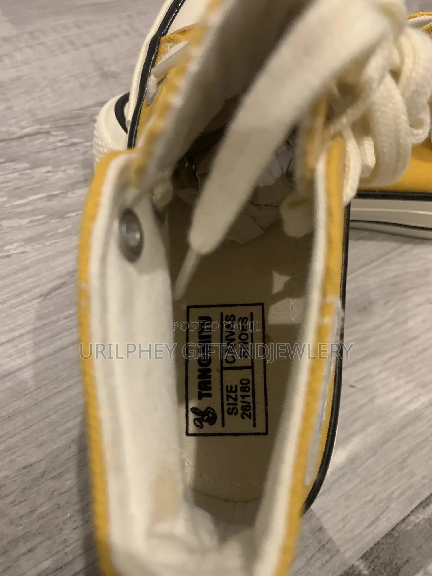 Kids Vibrant Yellow Canvas Shoes Streetwear Inspired Art High-tops