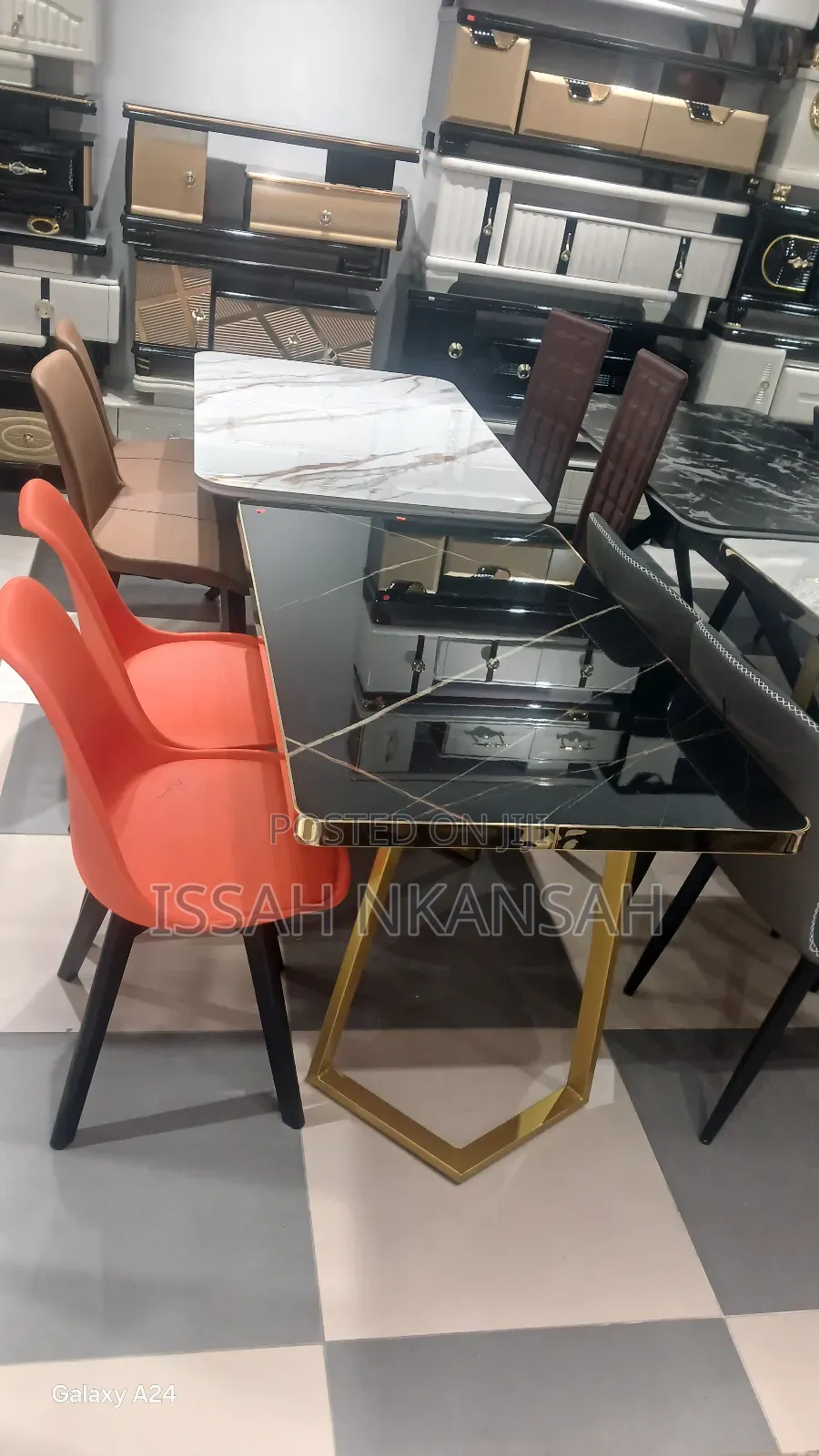 Marble Table and 4 Chairs