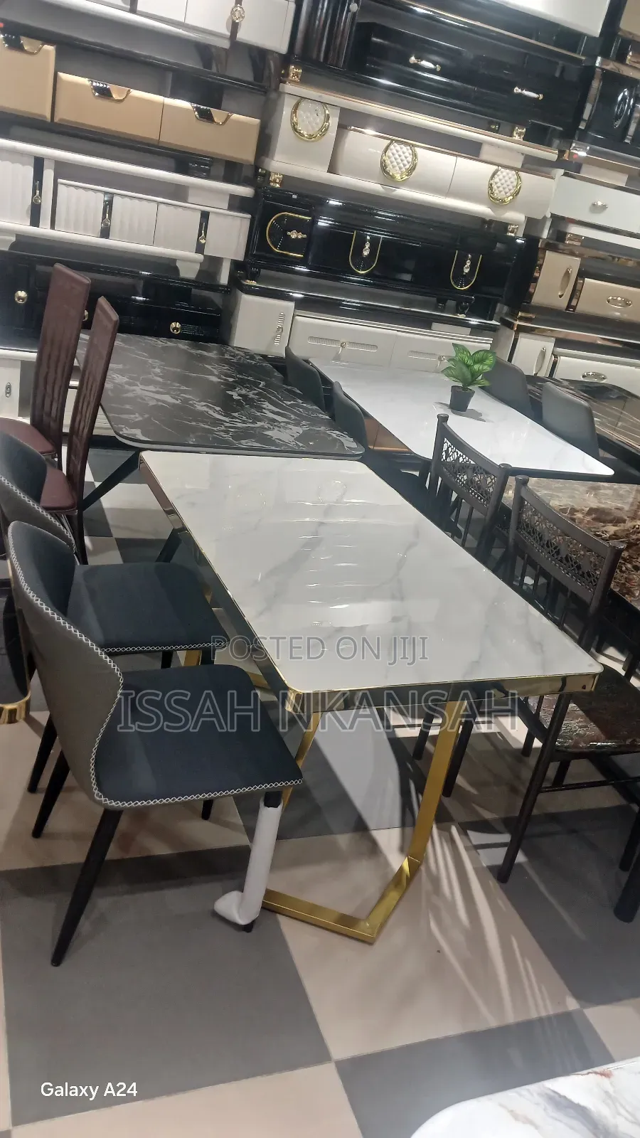 Marble Table and 4 Chairs