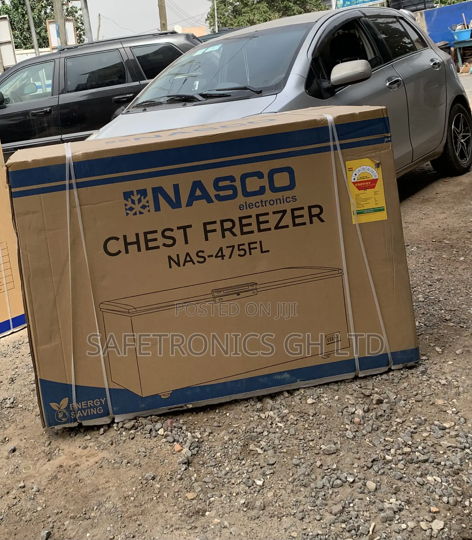 Choose Electric 400 Liters Singledoor Nas475fl Grey Nasco Freezer