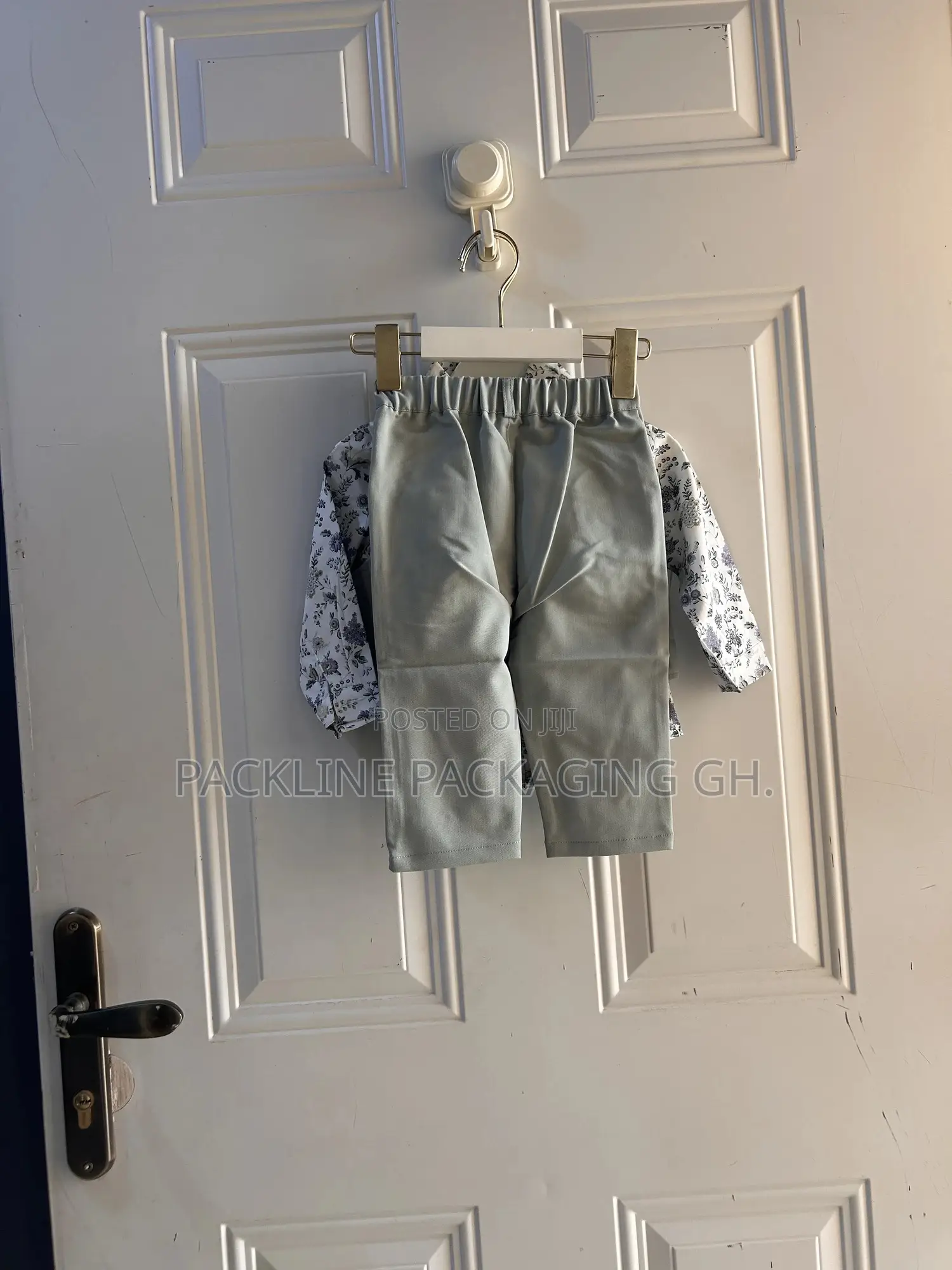 New 4-Piece Kids Suit Boys Clothes – Floral Shirt, Vest Trousers
