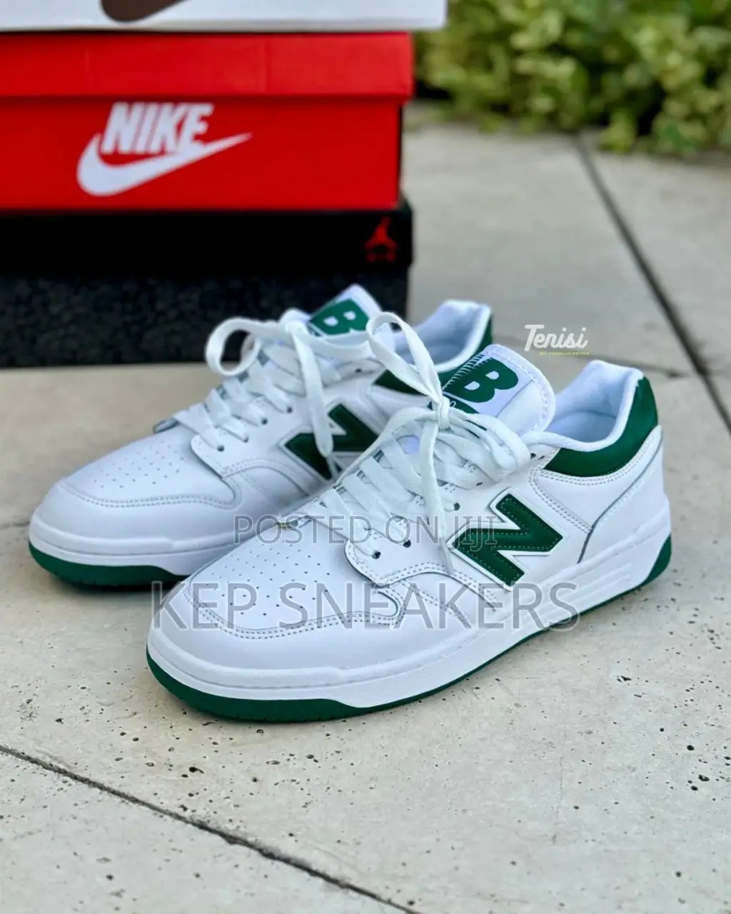 New Balance 480 “White and Green Colorway”