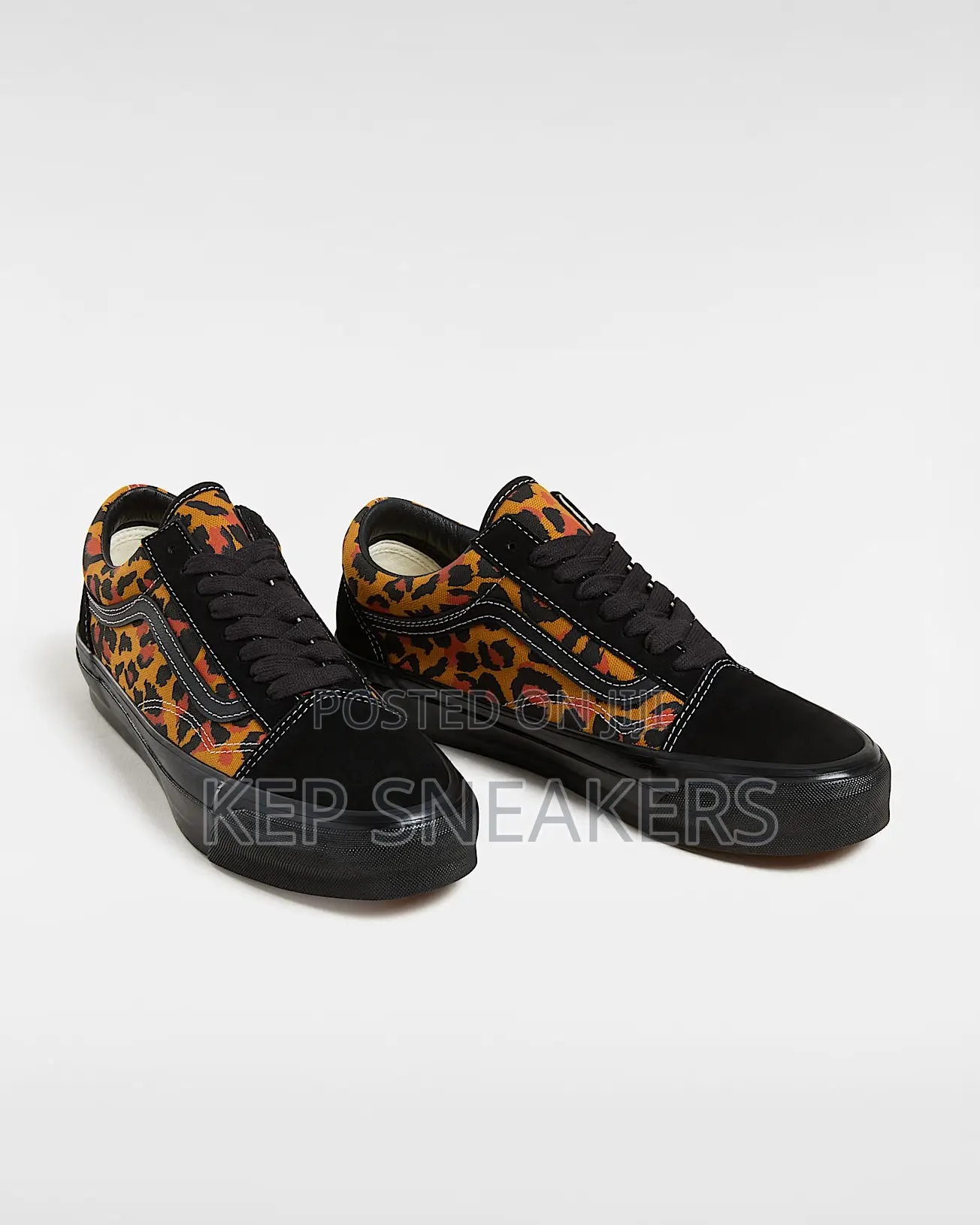 Premium Old Skool Vans Leopard/Black