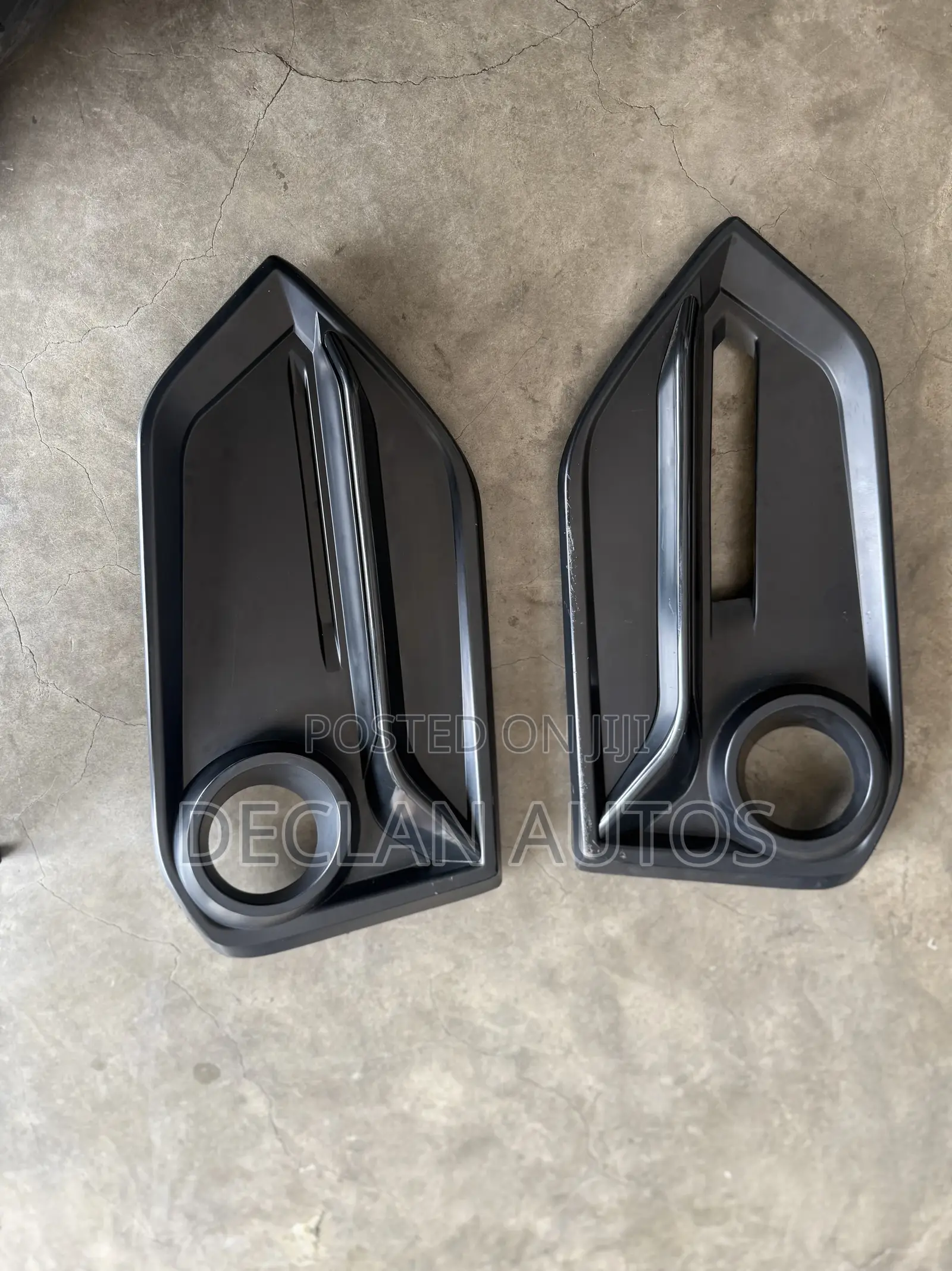 1pair Front Fog Lamp Light Cover Bezel for Honda Civic Hatchback