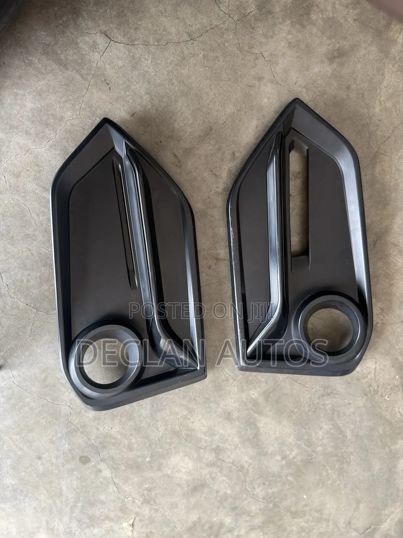 1pair Front Fog Lamp Light Cover Bezel for Honda Civic Hatchback