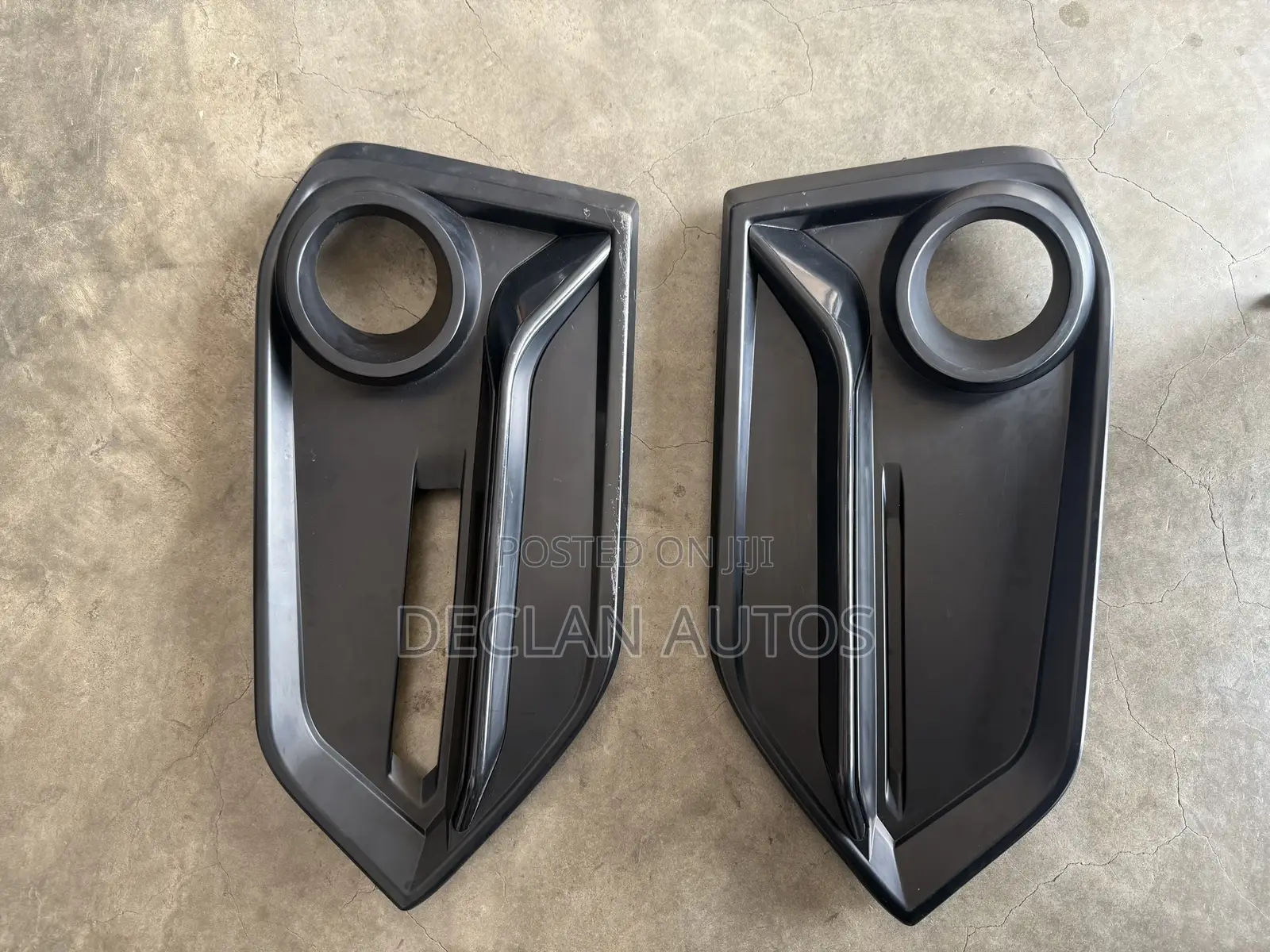 1pair Front Fog Lamp Light Cover Bezel for Honda Civic Hatchback