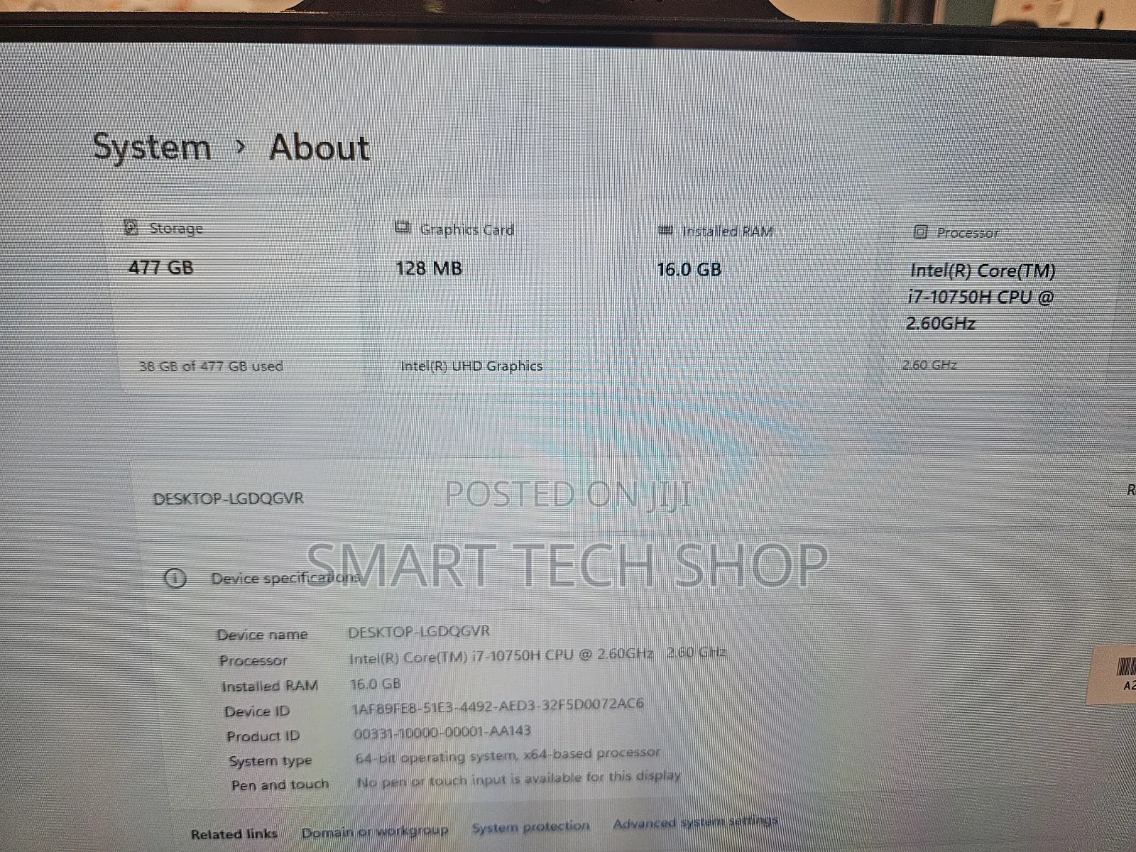New Desktop Computer 16GB Intel Core i7 SSD 512GB