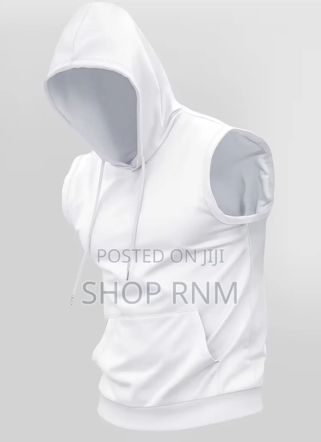 Unisex Sleeveless Cotton Hoodies