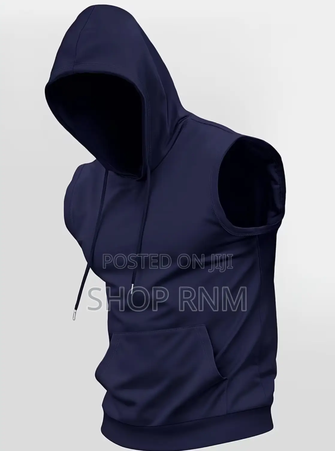 Unisex Sleeveless Cotton Hoodies