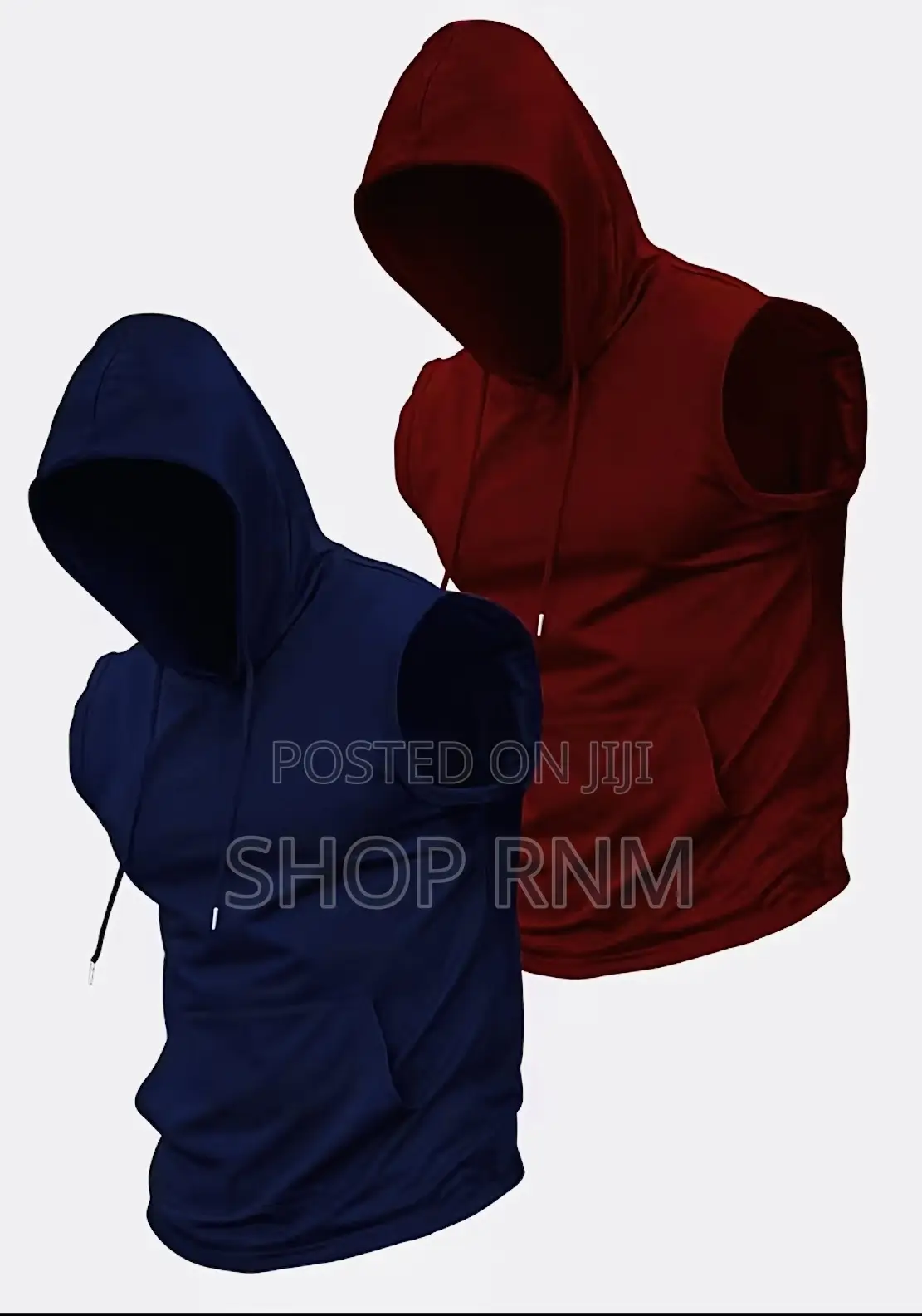 Unisex Sleeveless Cotton Hoodies