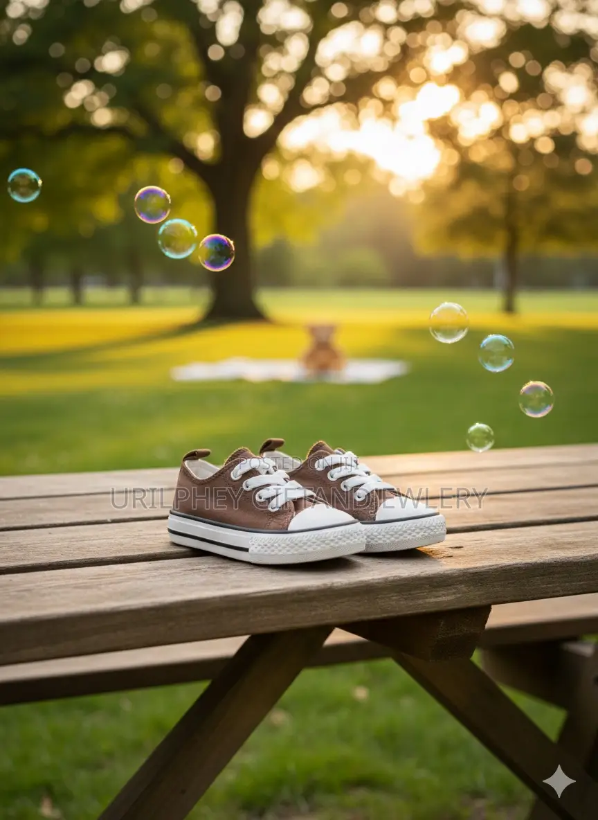 Kids Chocolate Brown Casual Trainers Neutral Low-top Canvas Shoes