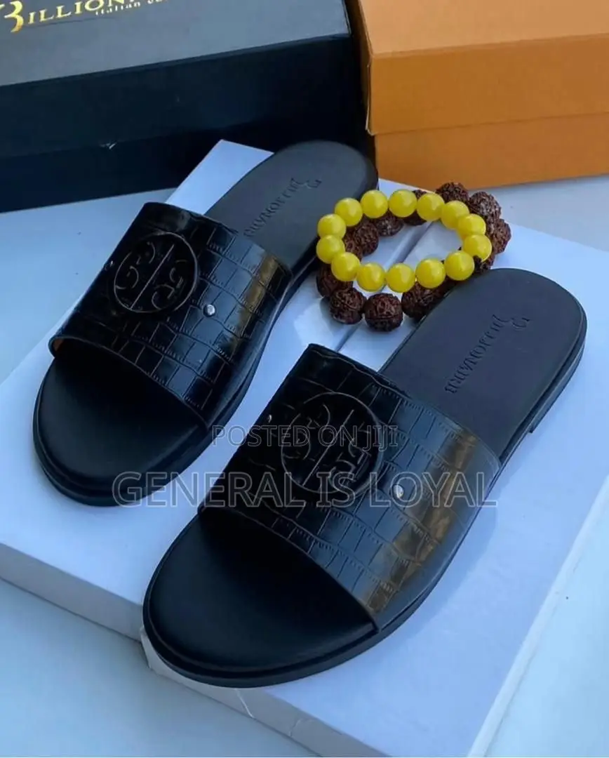 Billionaire Men Black Slipper