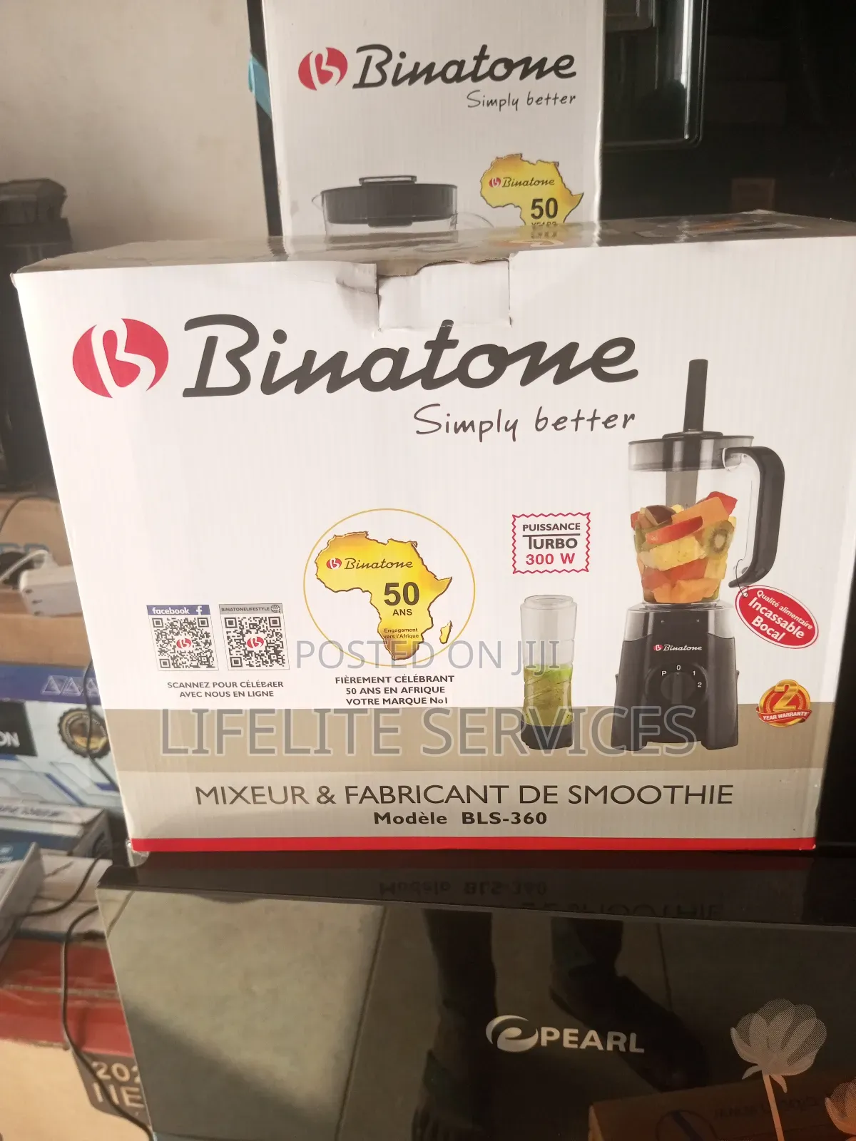 Blender With Unbreakable Jar - Binatone 360