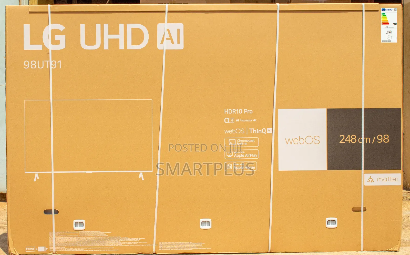 Original 98 Inch Lg Uhd Ut91 Smart Thinq Ai 98ut9100 Tv