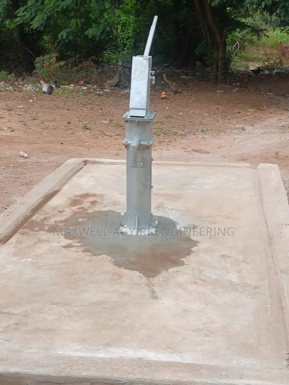 Borehole With Hand Pump