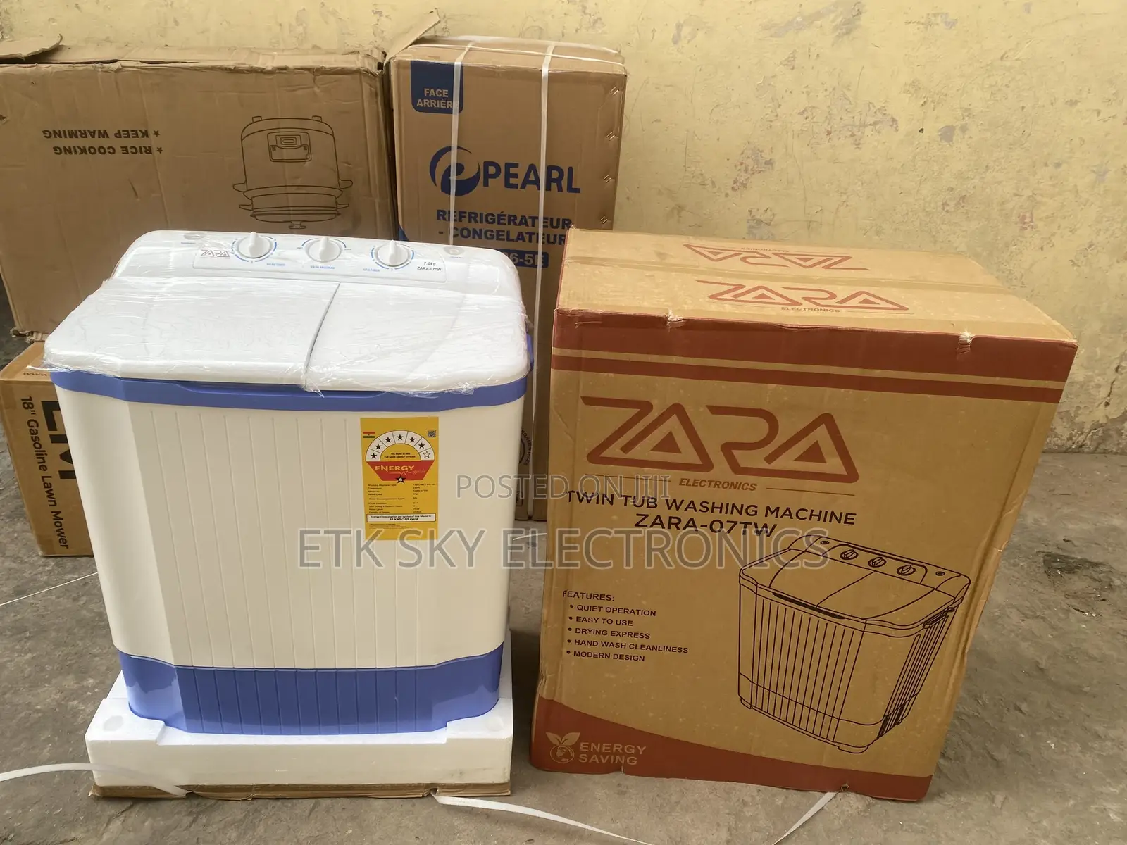 Foxy Zara 7kg Twin Tub Washing Machine Semi Auto