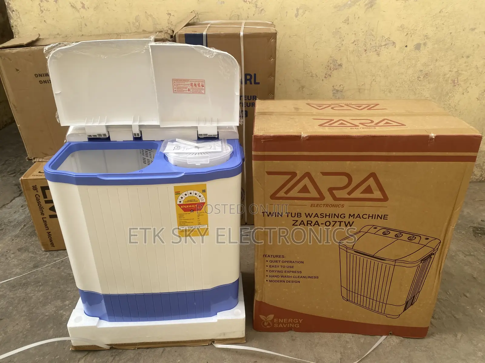 Foxy Zara 7kg Twin Tub Washing Machine Semi Auto