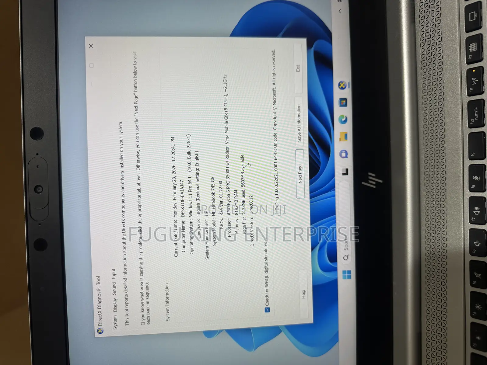 Laptop HP EliteBook 745 G6 8GB AMD Ryzen 5 SSD 256GB
